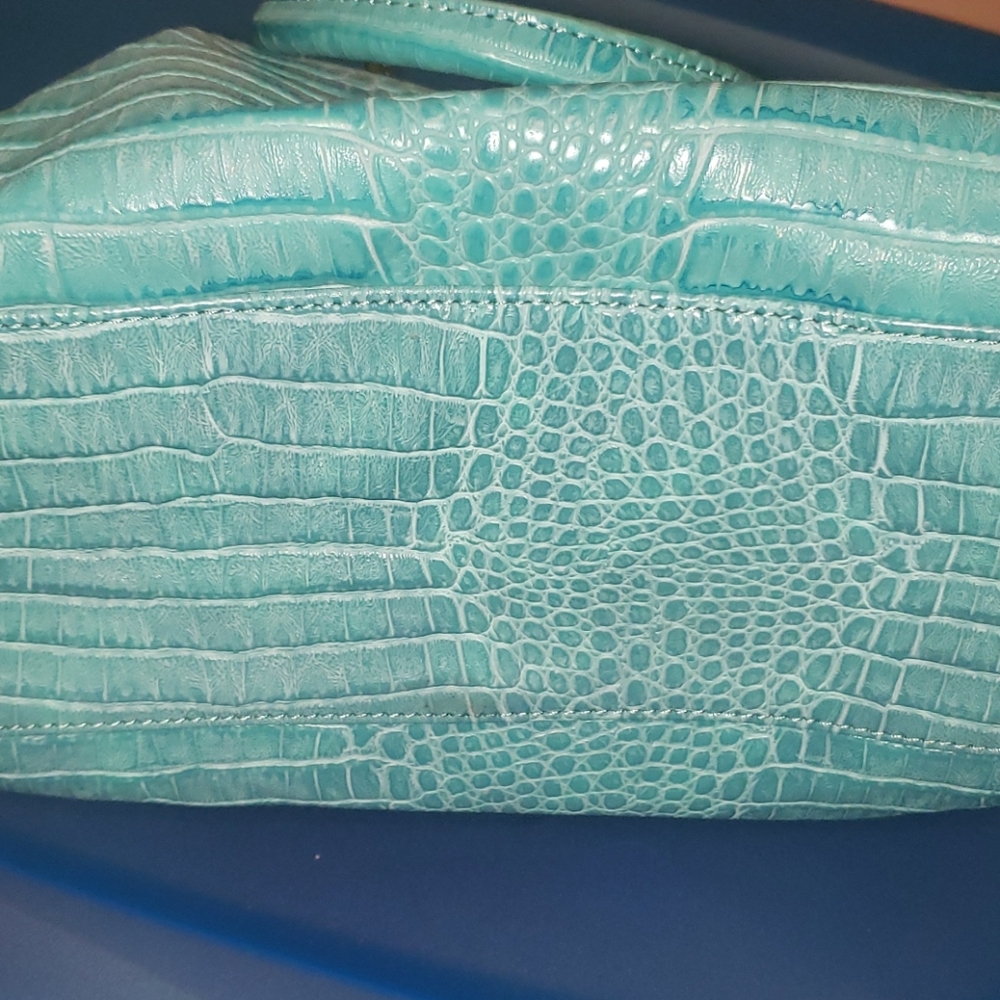 Turquoise Satchel - Picture 6 of 8